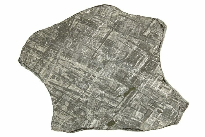 Etched Gibeon Iron Meteorite ( g) Slice - Namibia #334665